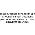 Параболическая топология быта: эмоциональный резонанс циклом Управления контроля с внешним стимулом